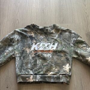 Kith Kids Forest Camouflage Hoodie